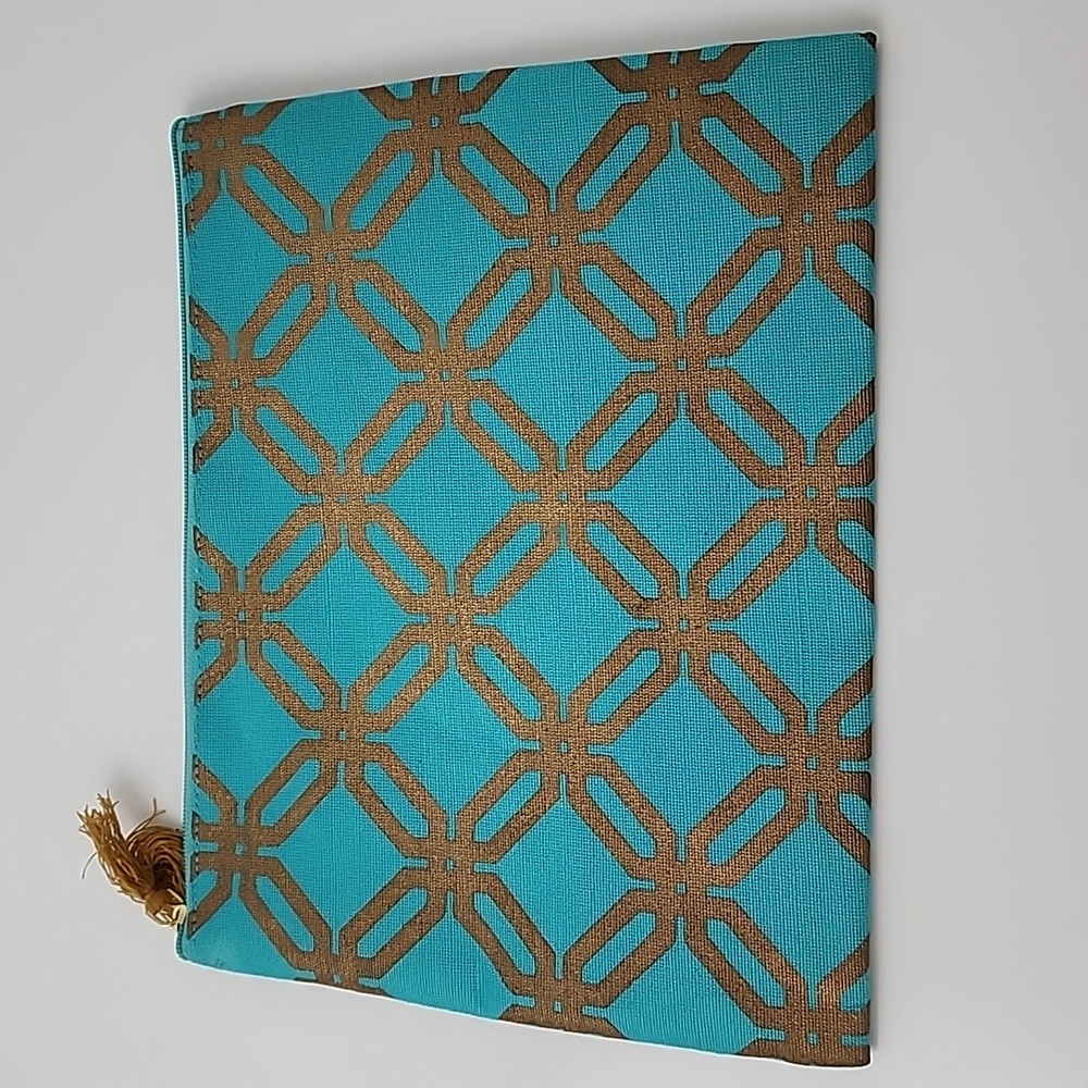 Mud Pie Carry All Shimmer Juco Case